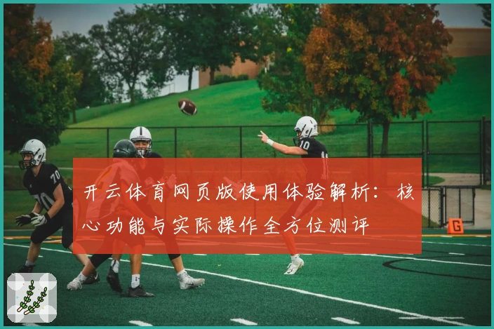 开云体育网页版使用体验解析：核心功能与实际操作全方位测评